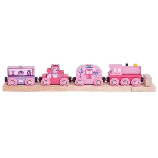 Bigjigs Rail Train pour princesses + 3 voies