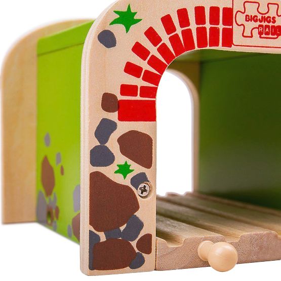 Bigjigs Rail Tunnel ferroviaire double