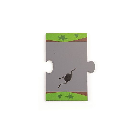 Bigjigs Rail Voie ferrée en bois avec route de campagne 80 pièces