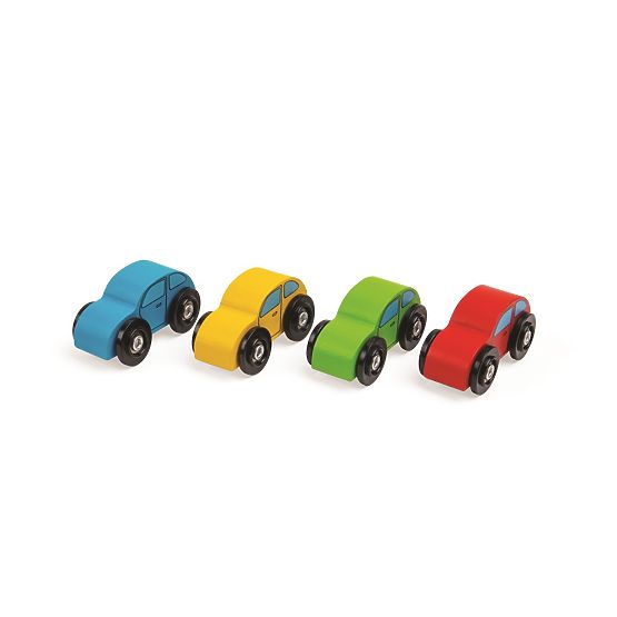 Bigjigs Rail Voie ferrée en bois avec route de campagne 80 pièces