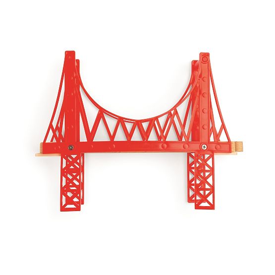 Bigjigs Rail Voie ferrée en bois avec route de campagne 80 pièces