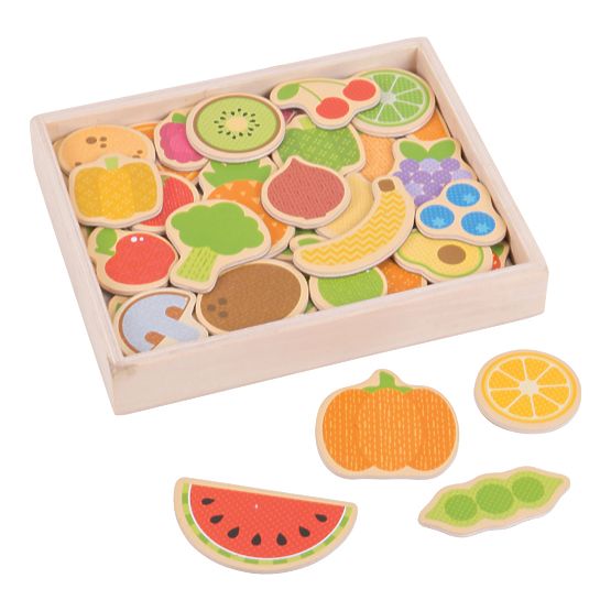 Bigjigs Toys Aimants fruits et légumes