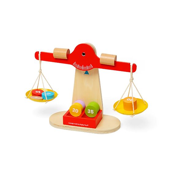 Bigjigs Toys Balance avec poids d'équilibrage