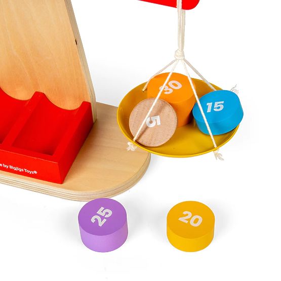 Bigjigs Toys Balance avec poids d'équilibrage