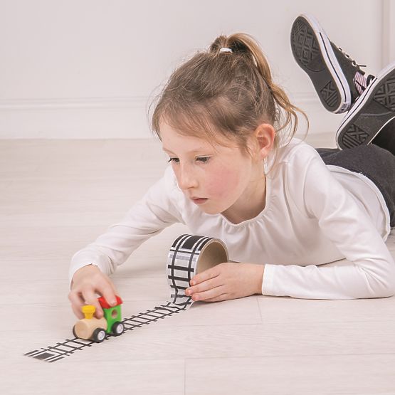 Bigjigs Toys Piste de bande avec machine