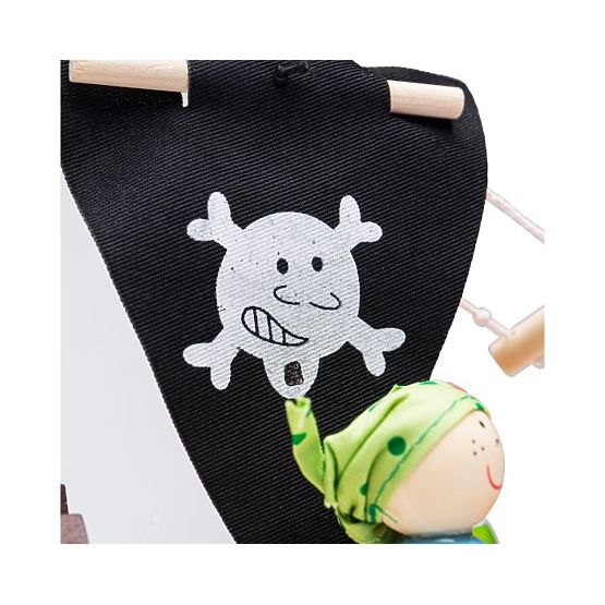 Bigjigs Toys Bateau Pirate avec Pirates