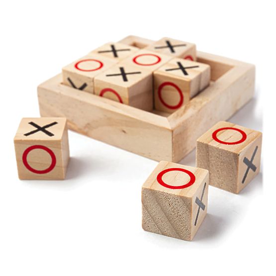 Bigjigs Toys Blocs de tic-tac-toe en bois