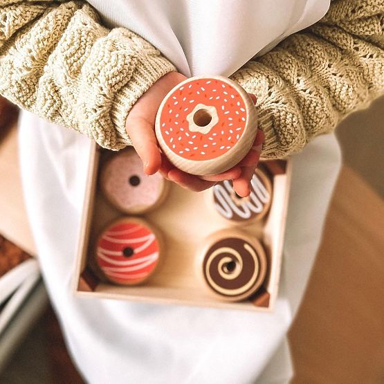 Bigjigs Toys Boîte avec donuts