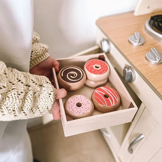 Bigjigs Toys Boîte avec donuts