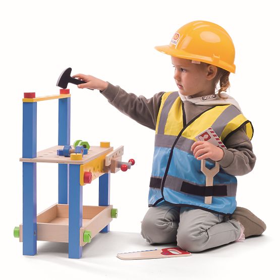Bigjigs Toys Costume de constructeur
