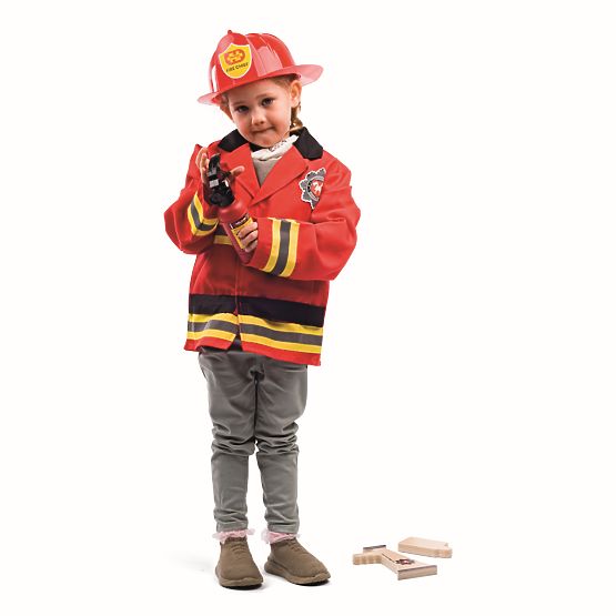 Bigjigs Toys Costume de pompier