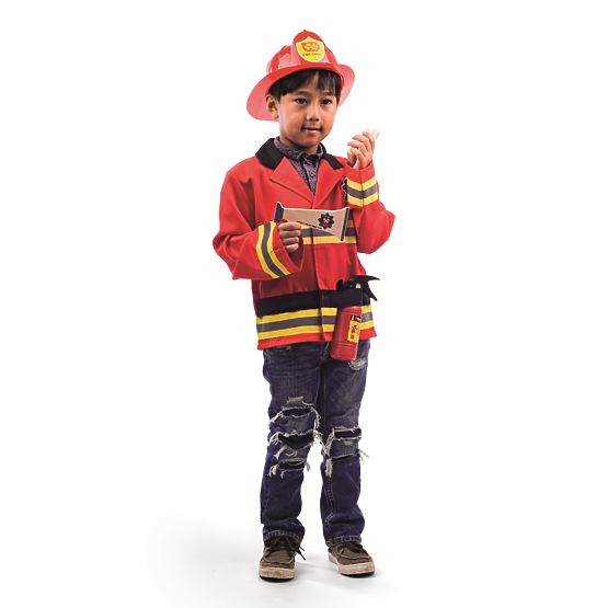 Bigjigs Toys Costume de pompier