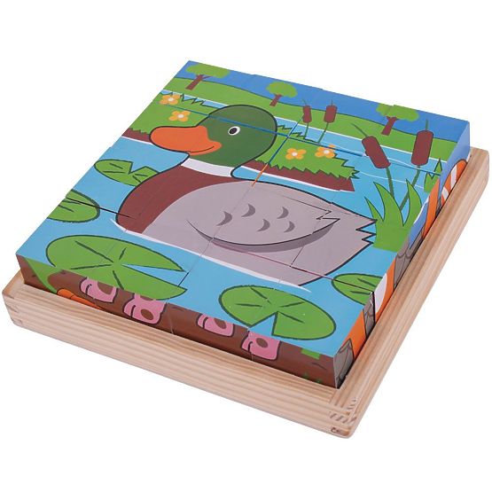 Bigjigs Toys Cubes Illustrés Ferme