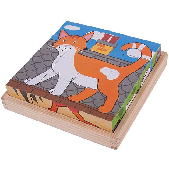 Bigjigs Toys Cubes Illustrés Ferme