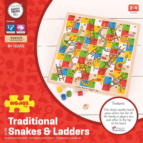 Bigjigs Toys Échelles et Serpents 2