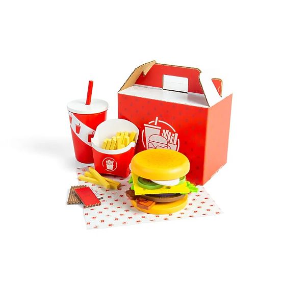 Bigjigs Toys Ensemble Burger et frites