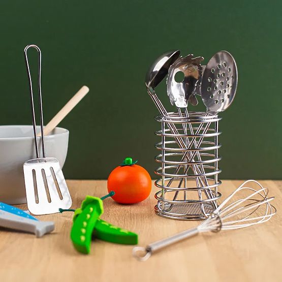Bigjigs Toys Ensemble d'ustensiles de cuisine