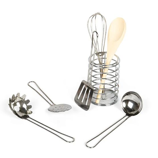 Bigjigs Toys Ensemble d'ustensiles de cuisine