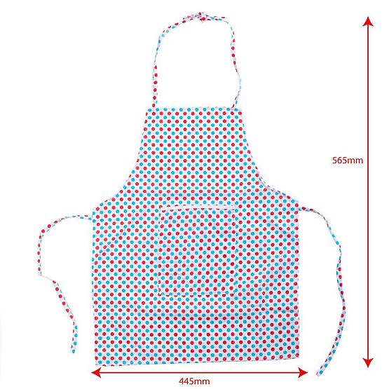 Bigjigs Toys Ensemble de cuisine avec tablier à pois