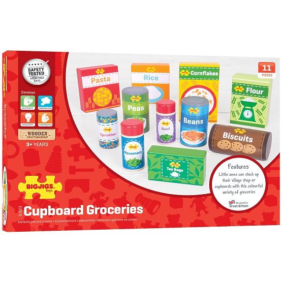 Bigjigs Toys Ensemble de denrées non périssables