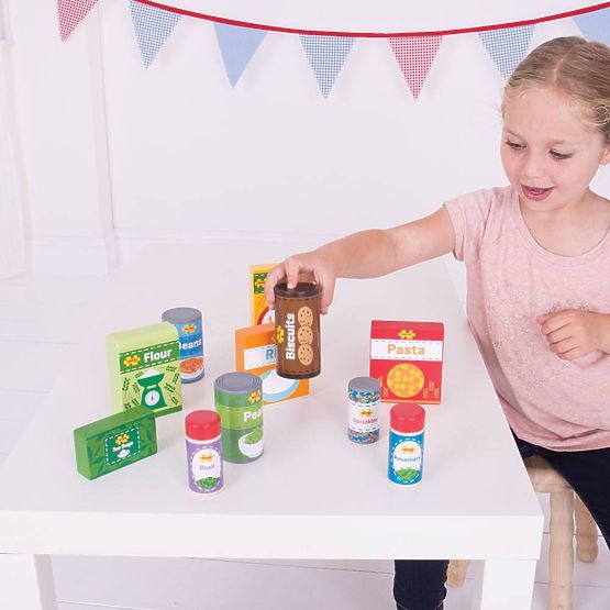 Bigjigs Toys Ensemble de denrées non périssables