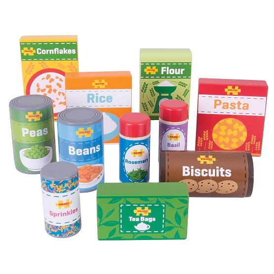 Bigjigs Toys Ensemble de denrées non périssables