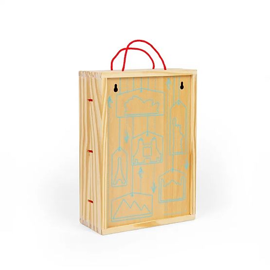 Bigjigs Toys Ensemble de jeu en bois pour voyageurs