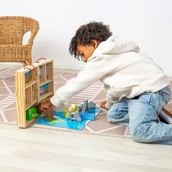 Bigjigs Toys Ensemble de jeu en bois pour voyageurs