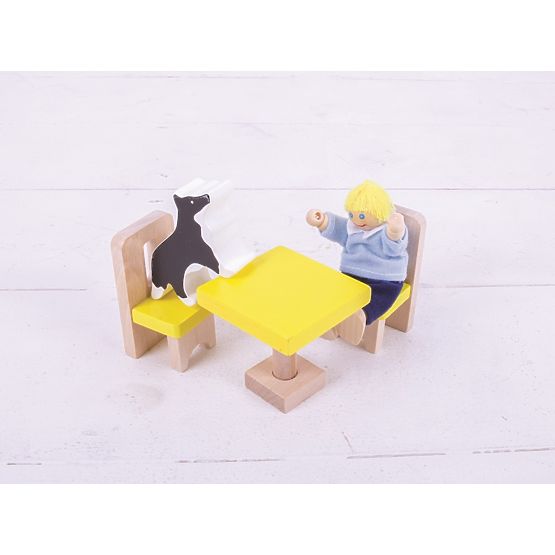 Bigjigs Toys Ensemble de maison familiale