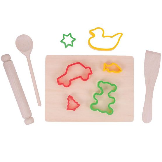 Bigjigs Toys Ensemble de pâtisserie avec emporte-pièces