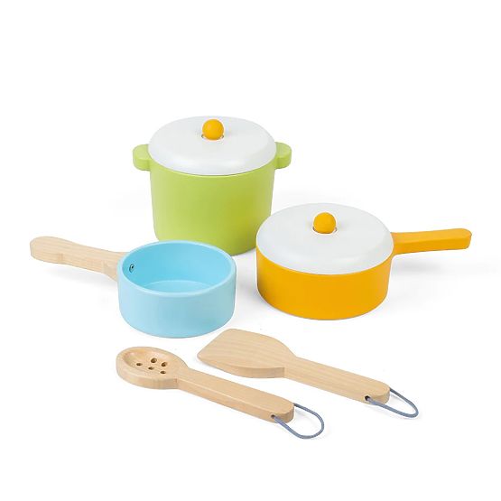 Bigjigs Toys Ensemble de vaisselle 7 pièces