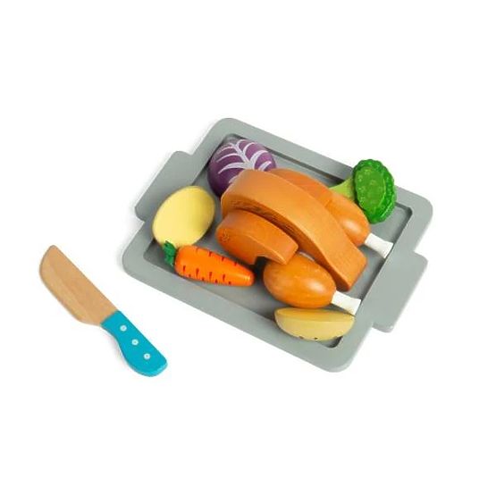 Bigjigs Toys Ensemble Poulet rôti avec légumes