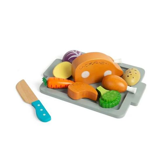 Bigjigs Toys Ensemble Poulet rôti avec légumes