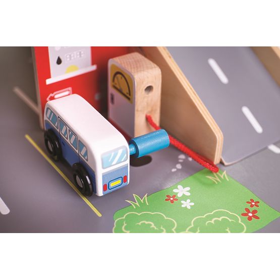 Bigjigs Toys Garage avec parking