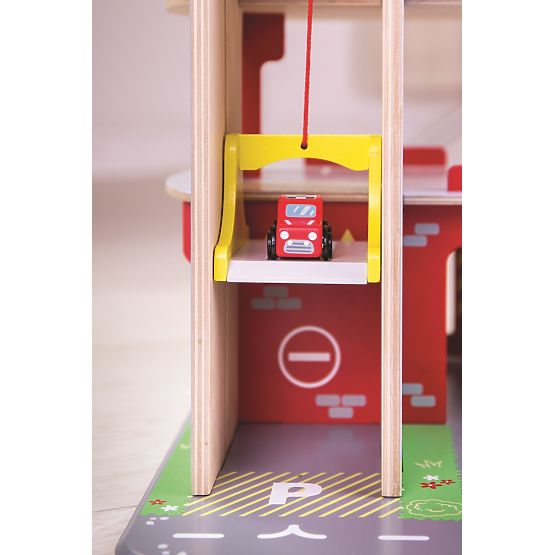 Bigjigs Toys Garage avec parking