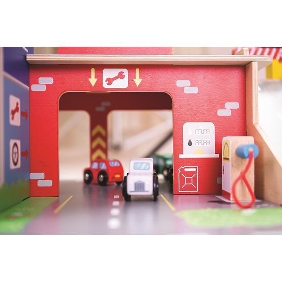Bigjigs Toys Garage avec parking