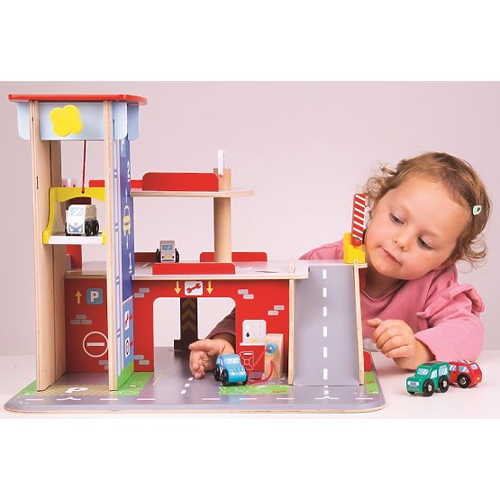 Bigjigs Toys Garage avec parking
