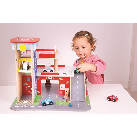 Bigjigs Toys Garage avec parking