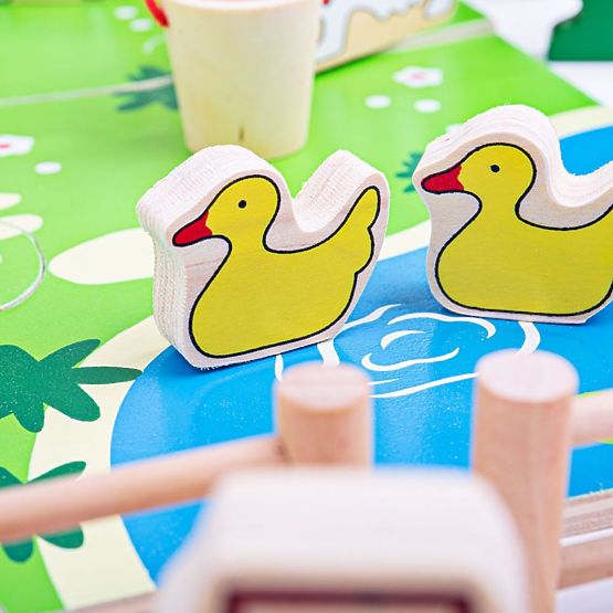 Bigjigs Toys Grande ferme en bois