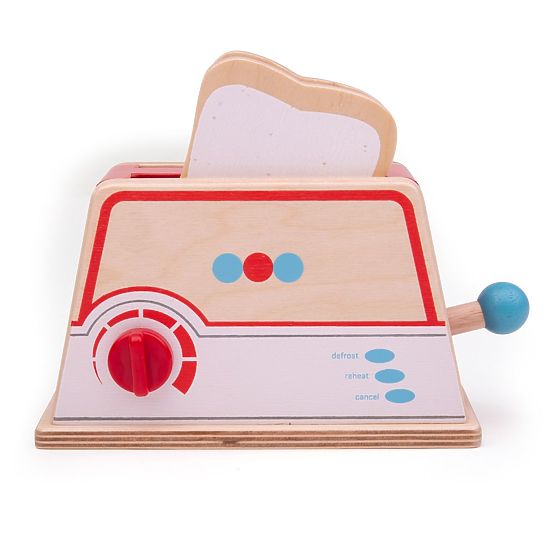Bigjigs Toys Grille-pain en bois à pois
