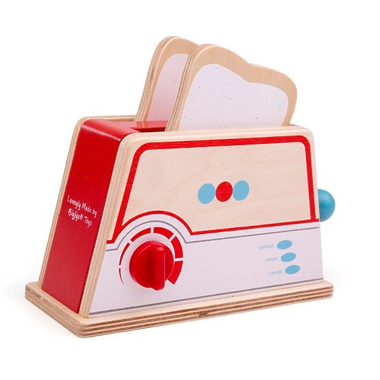 Bigjigs Toys Grille-pain en bois à pois