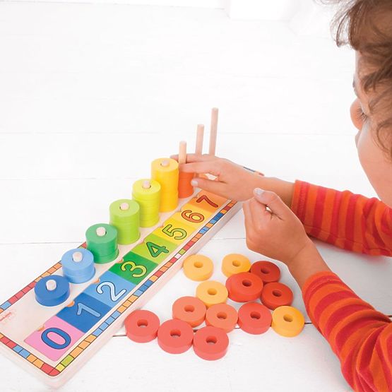 Bigjigs Toys Planche de puzzle avec chiffres