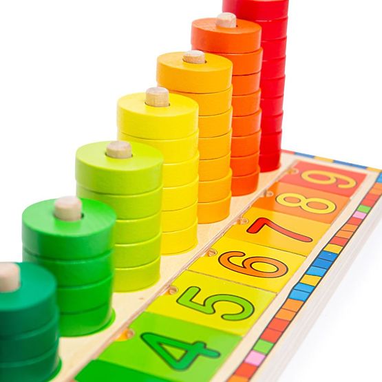 Bigjigs Toys Planche de puzzle avec chiffres
