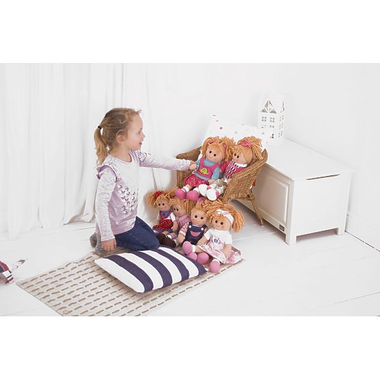 Bigjigs Toys Manteau rose avec bonnet pour poupée 38 cm