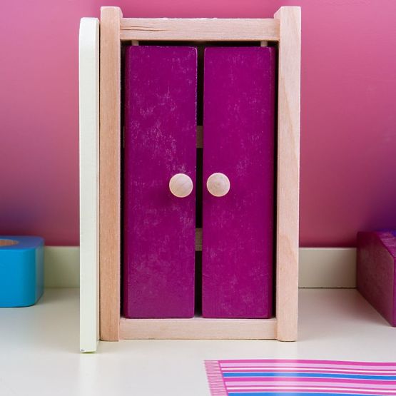 Bigjigs Toys Meubles de maison de poupée en bois