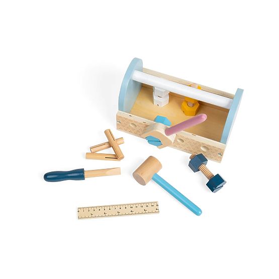 Bigjigs Toys Outils dans une caisse
