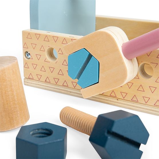 Bigjigs Toys Outils dans une caisse