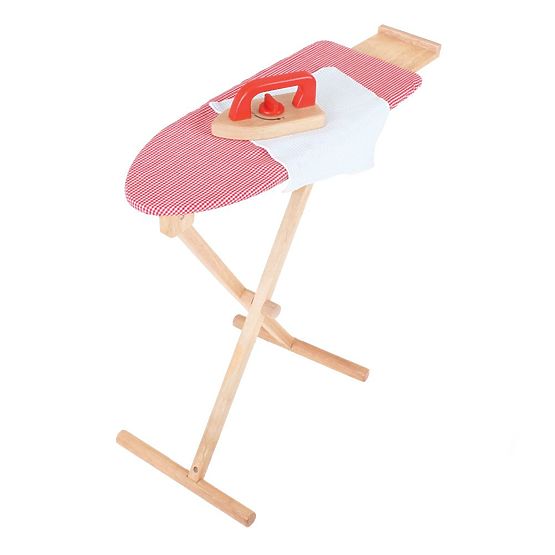 Bigjigs Toys Planche à repasser en bois avec fer - emballage endommagé