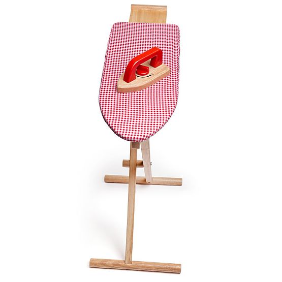 Bigjigs Toys Planche à repasser en bois avec fer - emballage endommagé