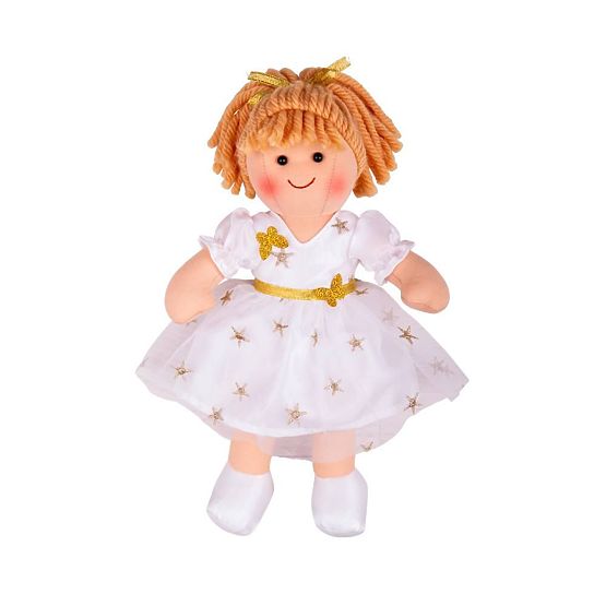 Bigjigs Toys Poupée en tissu Charlotte 28cm